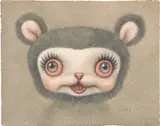 Mark Ryden, Classic Yak (Drawing), 2020, colored pencil on paper