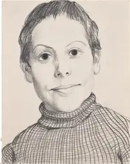 John Currin, Sister, 1993, pencil on paper