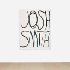 Untitled (JSP07396) by Josh Smith, 2007, oil on canvas, sold May 2023