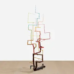 Evan Holloway, Another Discourse, 2012, bronze and enamel paint