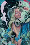 Samantha Joy Groff, Horse Play, 2022, oil and acrylic on canvas