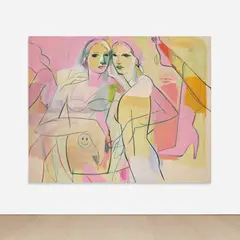 Agalmatophilia by France-Lise McGurn, 2022, oil on canvas, sold Sep 2023