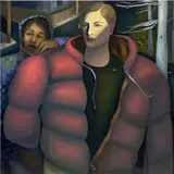 Coady Brown, Caught Up, 2020, oil on canvas