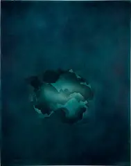 Norman Lewis, Blue Cloud, 1964, oil on paper