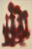 Norman Lewis, Untitled (Red Nude), 1962, oil on paper