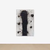 Rashid Johnson, All Over the Body, 2014, mirrored tile, black soap and wax