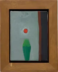 Untitled by George Condo, 1984, oil on canvas, in artist's frame, offered Sep 2023