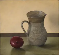 Still Life with Onion and Pitcher by Scott Kahn, 1991, oil on canvas, offered Sep 2023