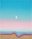 Matthew F Fisher, A Shallow Sound, 2018, acrylic on canvas