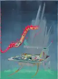 Su Su, Please Sing a Song for Johnny, 2021, oil and acrylic on canvas