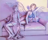 Emma Stern, Gabbi + Susan, 2020, oil on canvas