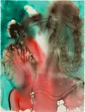 Grace Hartigan, Bacchanal, 1983, watercolor on paper
