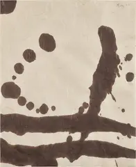 Lyric Suite by Robert Motherwell, 1965, ink on paper, sold Sep 2023