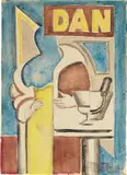 Jean Metzinger, Dancing, 1926-1927, watercolor and pencil on paper
