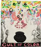 Trenton Doyle Hancock, Cult of Color, 2004, mixed media, paper and canvas collage on paper