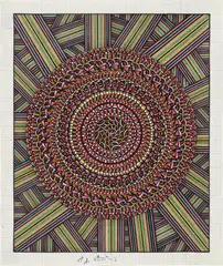 Eugene Andolsek, Untitled, 1970–1980, ink on graph paper