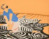 Tala Madani, Finding Zebra, 2008, oil on canvas