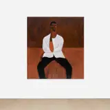 Patrick Eugène, The Untitled Thinker, 2021, acrylic on canvas