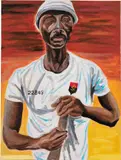 Marcus Brutus, Confined to Angola, 2020, acrylic on linen