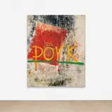 Oscar Murillo, Untitled (Porc), 2012, oilstick, oil and dirt on canvas