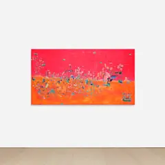 Rafa Macarrón, Libre, 2014, mixed media on canvas