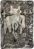 Oscar yi Hou, Law of the p(e)ony, 2020, ink and pen on paper