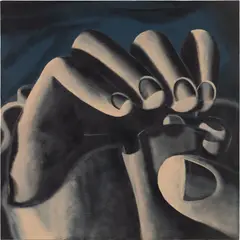 Aks Misyuta, Catcher, 2019, acrylic on canvas