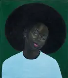 Oluwole Omofemi, Tough Time, 2020, oil and acrylic on canvas