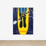 Hiejin Yoo, When the Water Comes in, 2018, Flashe and oil on canvas