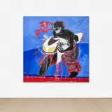Logan Sylve, Untitled, 2023, acrylic on canvas