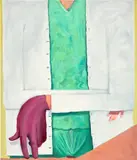 Rebecca Ness, Exam, 2018, oil on canvas