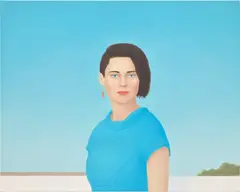 Ridley Howard, Blue Dress, Blue Sky, 2016, oil on linen