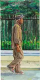 Raelis Vasquez, El Vecino (The Neighbor), 2019–2020, acrylic and oil on canvas