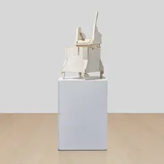 Untitled (Mop Bucket and Wringer) by Tom Sachs, 2002, foamcore, ink, tape, offered Sep 2023
