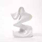 Jon Rafman, NAD (Secret Meanings Carrara), 2015, CNC routed marble