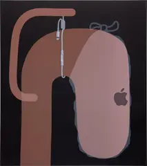 Oli Epp, Choking Hazard, 2019, acrylic and oil on canvas