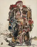 Georg Baselitz, Ein Roter, 1966, oil on canvas
