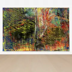 Gerhard Richter, Abstraktes Bild (636), 1987, oil on canvas, in 2 parts