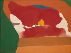 Helen Frankenthaler, Fire, 1964, oil on canvas