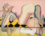 Christina Quarles, Floored, 2017, acrylic on canvas