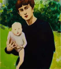 Elizabeth Peyton, Mendips, 1996, oil on canvas