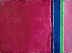Untitled by Alma Thomas, 1972, acrylic on paper, sold Nov 2023