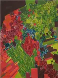 Lynne Mapp Drexler, Sporadic Spring, 1963, oil on canvas