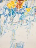 Sam Francis, Sky Forms, 1956, watercolor on paper
