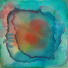 Untitled (VSF 533) by Vivian Springford, 1972, acrylic on canvas, sold Nov 2023