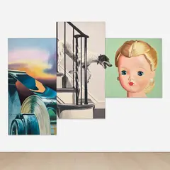 James Rosenquist, Dog Descending a Staircase, 1979, oil on canvas