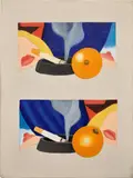 Tom Wesselmann, Double Study for Bedroom Painting #2, 1968, oil on canvas