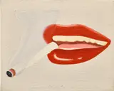 Tom Wesselmann, Smoker Study #41, 1967, oil on canvas