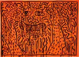 Keith Haring, Untitled, 1983, Sumi ink on paper