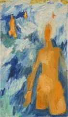 Susan Weil, Bathers, 1958, oil on canvas